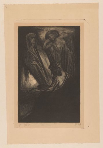 Sphinx and Woman by a Seated Man