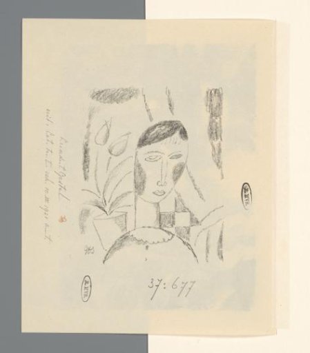 Reproduction of: Woman at a Window