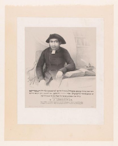 Portrait of Chief Rabbi Emanuel Joachim Löwenstam