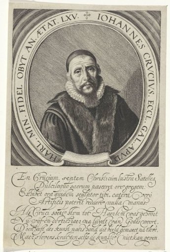 Portret van Johannes Crucius