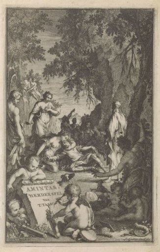 Silvia weeps over the death of her beloved Aminta