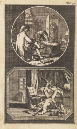 Deceived father / man fallen out of bed