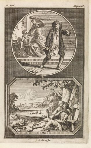 Lover caught / courting couple