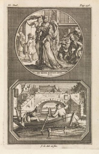 Fortune as a female jester / fall from a boat
