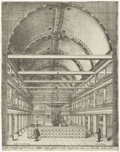 Interior of the Lutheran Church of Amsterdam