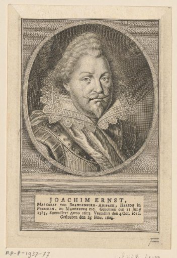 Portrait of Joachim Ernst of Brandenburg-Ansbach