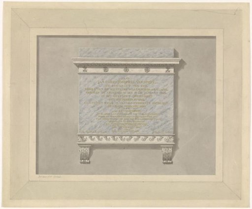 Memorial stone for Jan Carel Josephus van Speyk