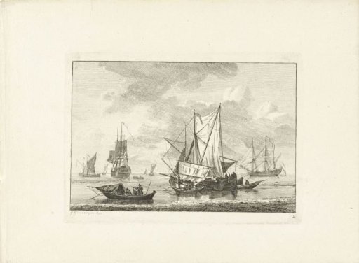 Seascape with Various Ships