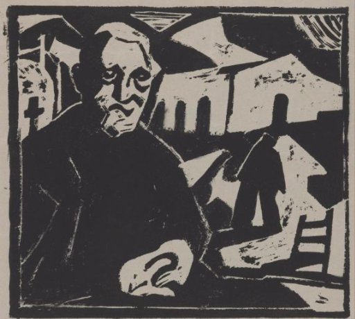Seated man