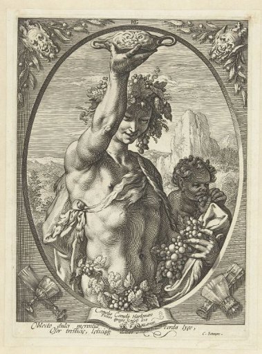 Bacchus with a drinking bowl