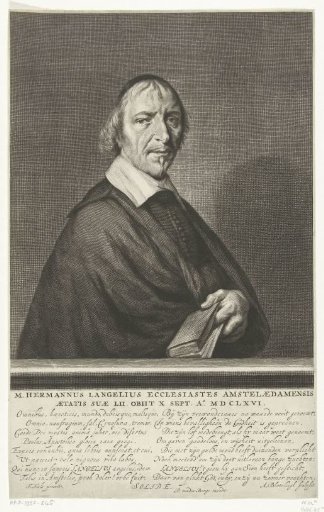 Portrait of Hermanus Langelius