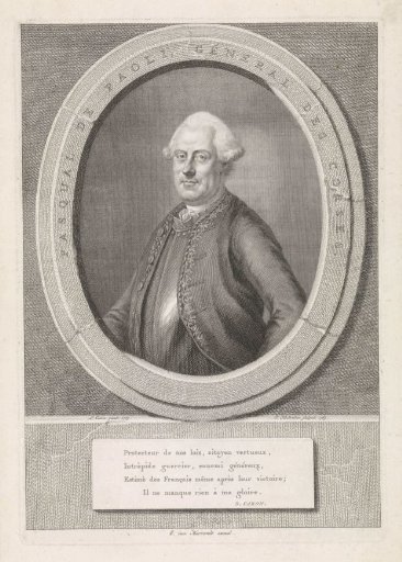Portrait of Pasquale Paoli