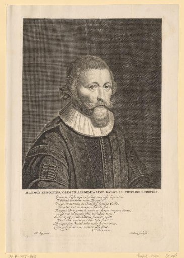 Portrait of Simon Episcopius
