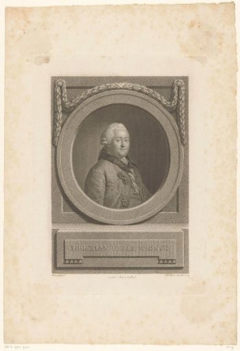 Portrait of Christian Felix Weisse