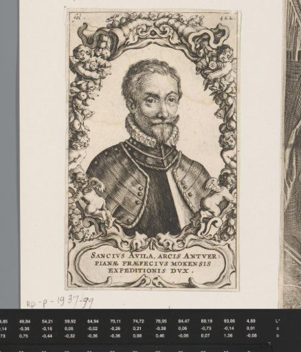 Portrait of Sancho d'Avila