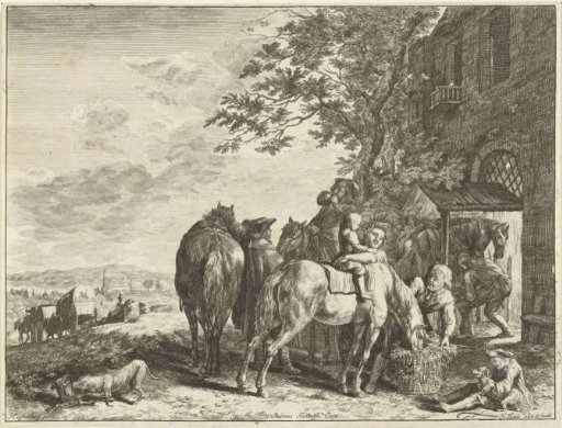 Travellers at the Smithy