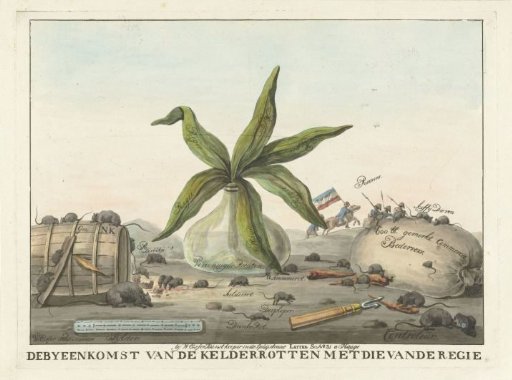 Caricature on the French Customs, 1813-1814