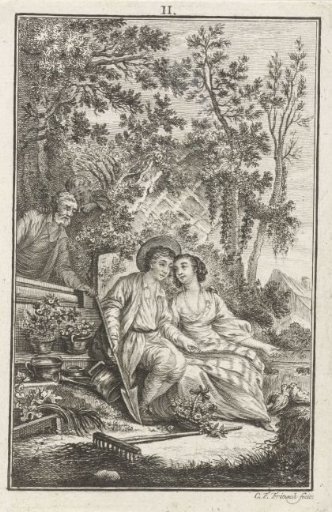 Lovers in a Garden