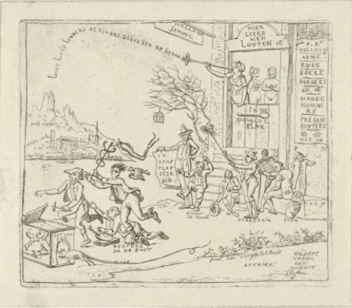 House with the signboard: Dutch School