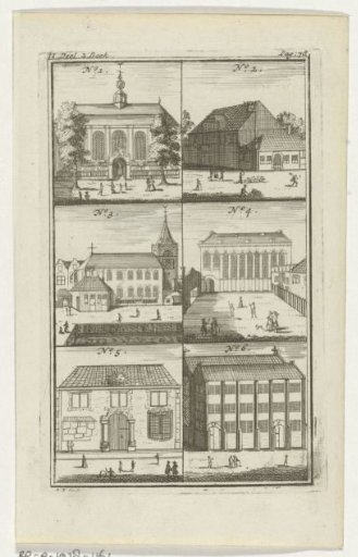 Six different churches in Amsterdam