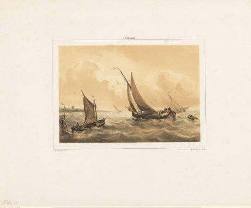 Sailing boats at sea