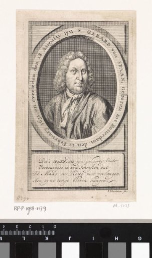 Portrait of the poet Gerrit van Spaan