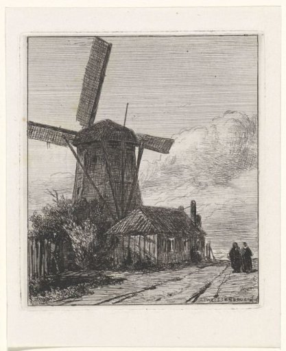 View of the Trekweg in The Hague