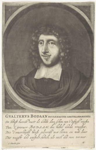 Portrait of the Minister Gualterus Bodaan