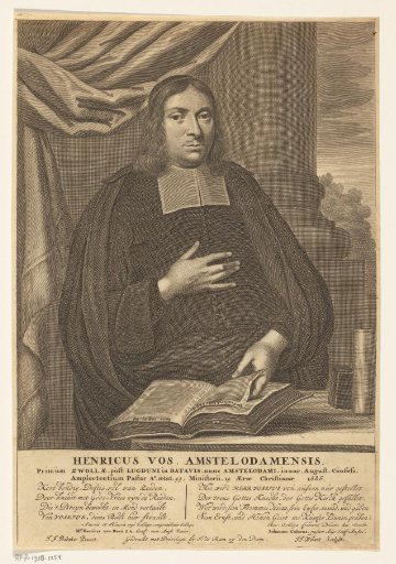 Portrait of the minister Henricus Vos, aged 44
