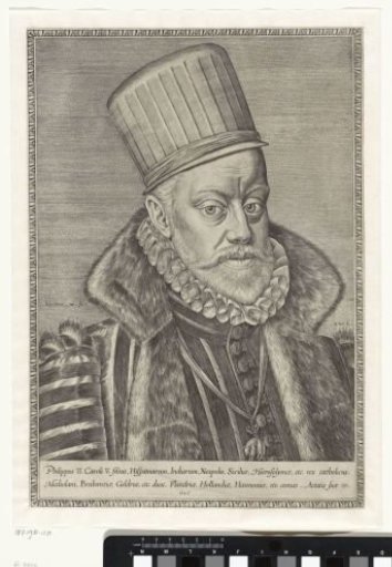 Portrait of Philip II, King of Spain, at the age of 59