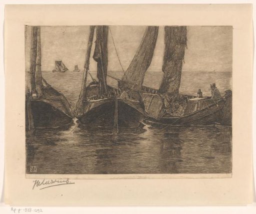 Fishing Boats on a Calm Sea