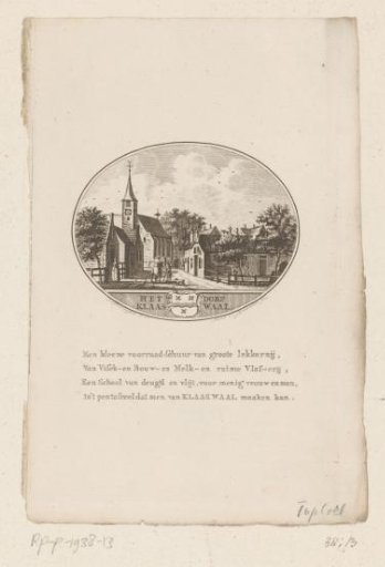 View of the village of Klaaswaal