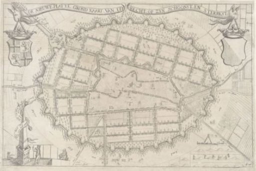 Plan of the city of Utrecht, 1670