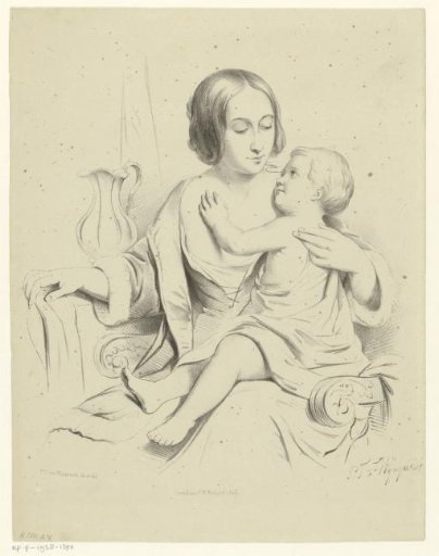 Mother with Child on Lap