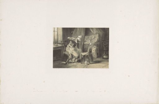 Flute Player and Sick Woman