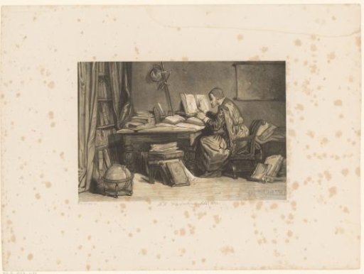 Scholar in His Study