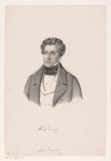Portrait of Alexandre Dumas père