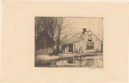 Farmhouse by the Water in Voorburg