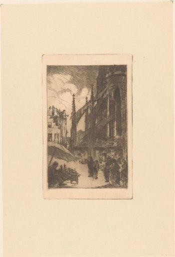 Market in a Belgian village