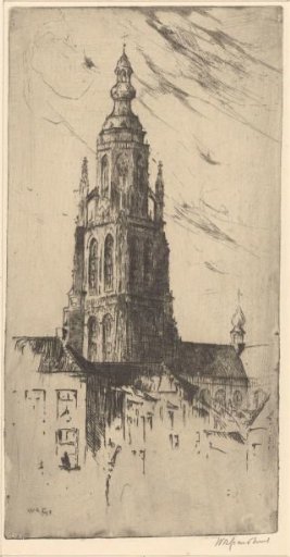 Tower of the Great Church in Breda