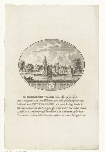 View of the village of Puttershoek