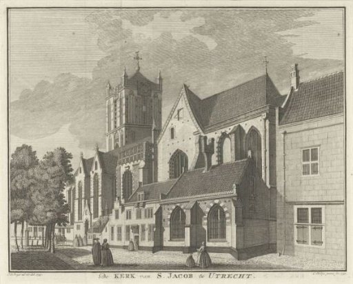 View of the Jacobikerk in Utrecht
