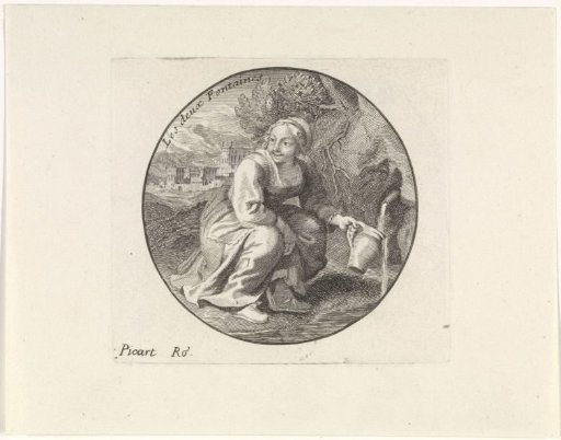 Peasant woman at a spring