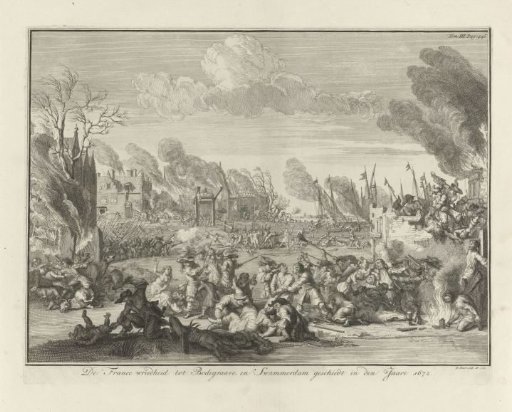 French Cruelties in Bodegraven and Zwammerdam, 1672