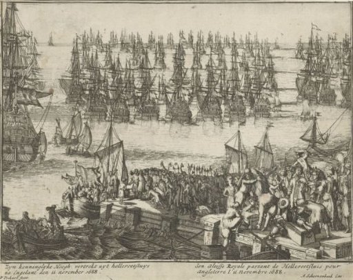 Departure of William III to England, 1688