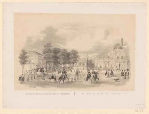 View of the Vijverberg in The Hague