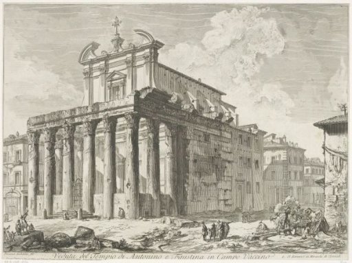 Temple of Antoninus and Faustina in Rome