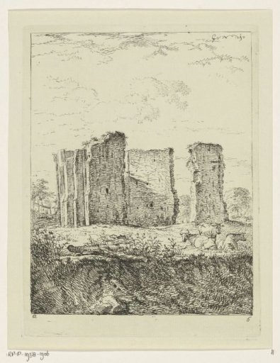 Ruin in a meadow