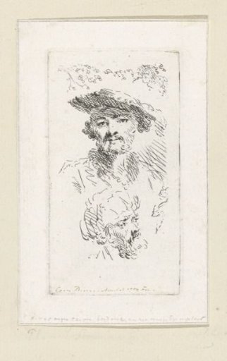 Two male heads