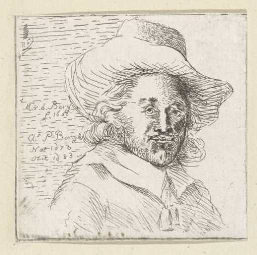 Portrait of a man with a hat